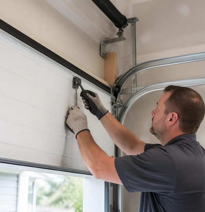 Off Track Door Repair in Greenacres